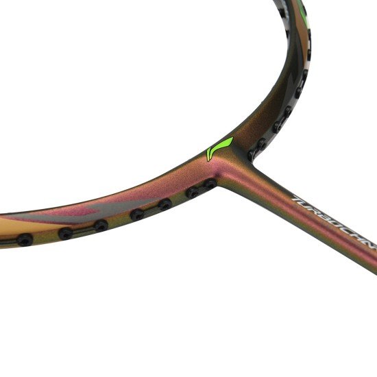 Ракетка для бадминтона Li-Ning Turbo Charging 75D Коричневый металлик и Зеленый AYPM424-1
