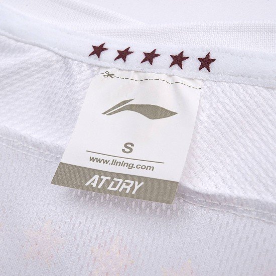 Футболка женская для бадминтона нац. сборной (бел) Li-NING AAYN006-5