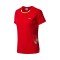 Футболка женская для бадминтона нац. сборная (красная) Li-NING AAYN072-1
