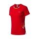 Футболка женская для бадминтона нац. сборная (красная) Li-NING AAYN072-1