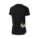 Футболка женская для бадминтона нац. сборная (черная) Li-NING AAYN072-2