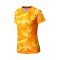 Футболка женская для бадминтона (оранжевая) Li-NING AAYN074-2