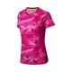 Футболка женская для бадминтона (розовая) Li-NING AAYN074-3