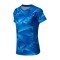 Футболка женская для бадминтона (синяя) Li-NING AAYN074-4