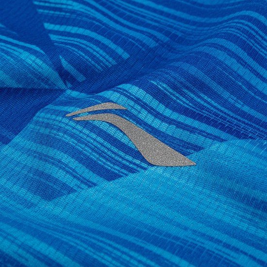 Футболка женская для бадминтона (синяя) Li-NING AAYN074-4