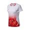 Футболка женская для бадминтона нац. сборной (белая/красн) Li-NING AAYN104-2
