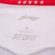 Футболка женская для бадминтона нац. сборной (белая/красн) Li-NING AAYN104-2