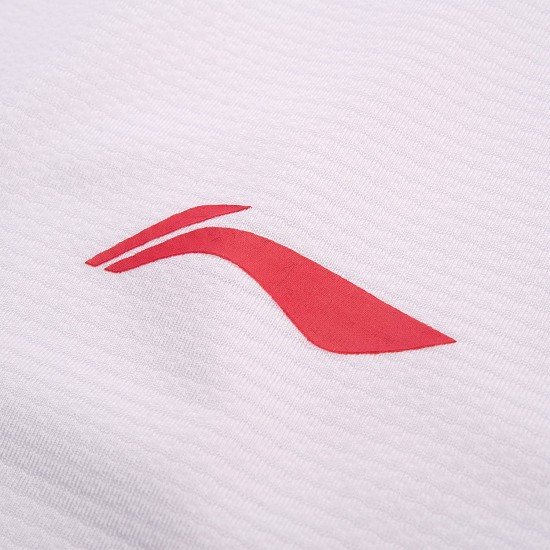 Футболка мужская для бадминтона нац. сборной (белая/красн) Li-NING AYAN305-2
