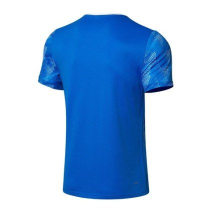 Футболка мужская для бадминтона соревновательная (синяя) Li-NING AAYP063-1