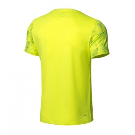 Футболка мужская для бадминтона соревновательная (салатовая) Li-NING AAYP063-3
