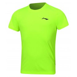 Футболка детская для бадминтона (салатовая) Li-NING AAYP068-4