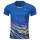 Футболка мужская для бадминтона соревновательная (синяя) Li-NING AAYP073-1