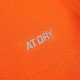 Футболка мужская для бадминтона (оранжевая синяя) Li-NING AAYP073-2