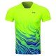 Футболка мужская для бадминтона (салатовая синяя) Li-NING AAYP073-4