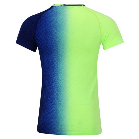 Футболка женская для бадминтона (салат/черн) Li-NING AAYP096-2