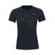 Футболка женская для бадминтона тансформер (черная) Li-NING AAYP134-1