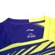 Футболка женская для бадминтона (син/салатов) Li-NING AAYP136-2