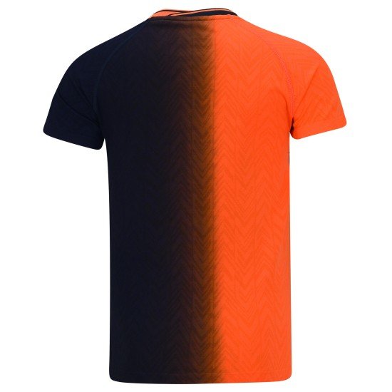 Футболка мужская для бадминтона  (оранж/черн) Li-NING AAYP283-1