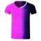 Футболка мужская для бадминтона  (роз/черн) Li-NING AAYP283-3
