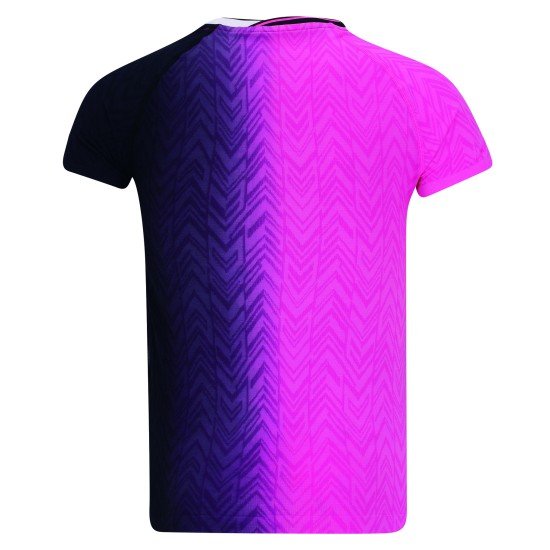 Футболка мужская для бадминтона  (роз/черн) Li-NING AAYP283-3