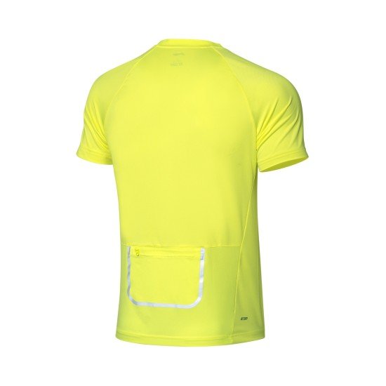 Футболка мужская для бадминтона тансформер (желтая) Li-NING AAYP315-2