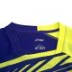 Футболка мужская для бадминтона соревновательная  (син/салат) Li-NING AAYP327-2