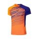Футболка мужская для бадминтона соревновательная  (оранж/син) Li-NING AAYP327-4