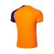 Футболка мужская для бадминтона соревновательная  (оранж/син) Li-NING AAYP327-4