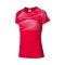 Футболка женская для бадминтона (красная) Li-NING AAYQ134-2