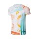Футболка мужская для бадминтона (белая с узором) Li-NING AAYR193-3