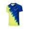 Футболка мужская для бадминтона (син/салат) Li-NING AAYR195-2
