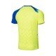 Футболка мужская для бадминтона (син/салат) Li-NING AAYR195-2