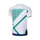 Футболка мужская для бадминтона (белая с узором) Li-NING AAYR201-2