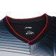 Футболка мужская для бадминтона соревновательная  (белая/черная) Li-NING AAYR377-1