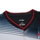 Футболка женская для бадминтона для соревнований (бело/черная) Li-NING AAYR378-1