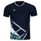 Футболка мужская для бадминтона (черная с узором) Li-NING AAYR385-2