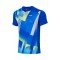 Футболка мужская для бадминтона соревновательная  (синяя) Li-NING AAYS063-2