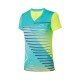 Футболка женская для бадминтона (салатовая/зеленая) Li-NING  AAYS074-4