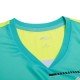 Футболка женская для бадминтона (салатовая/зеленая) Li-NING  AAYS074-4