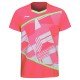 Футболка детская  для бадминтона (розовая) Li-NING AAYT070-2
