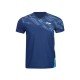 Футболка мужская для бадминтона соревновательная  (синяя) Li-NING AAYT585-4