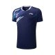 Футболка мужская для бадминтона (синяя) Li-NING AAYV025-1