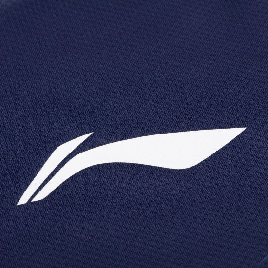 Футболка мужская для бадминтона (синяя) Li-NING AAYV025-1