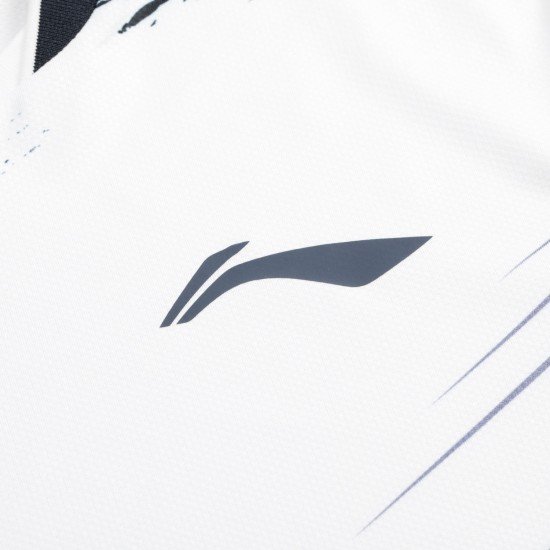 Футболка мужская для бадминтона (белая) Li-NING AAYV025-2