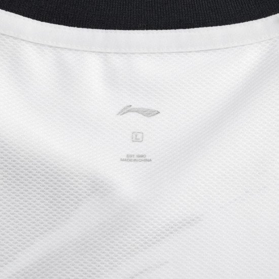 Футболка мужская для бадминтона (белая) Li-NING AAYV025-2