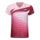 Футболка женская для бадминтона (розовая) Li-NING AAYV156-4