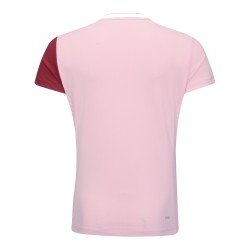 Футболка женская для бадминтона (розовая) Li-NING AAYV156-4