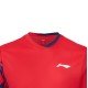Футболка мужская для бадминтона (красная) Li-NING AAYW051-4