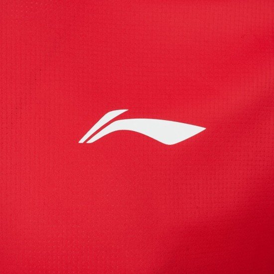 Футболка мужская для бадминтона (красная) Li-NING AAYW051-4