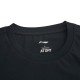 Футболка мужская для бадминтона тренировочная с принтом (черная) Li-NING AHSQ533-2